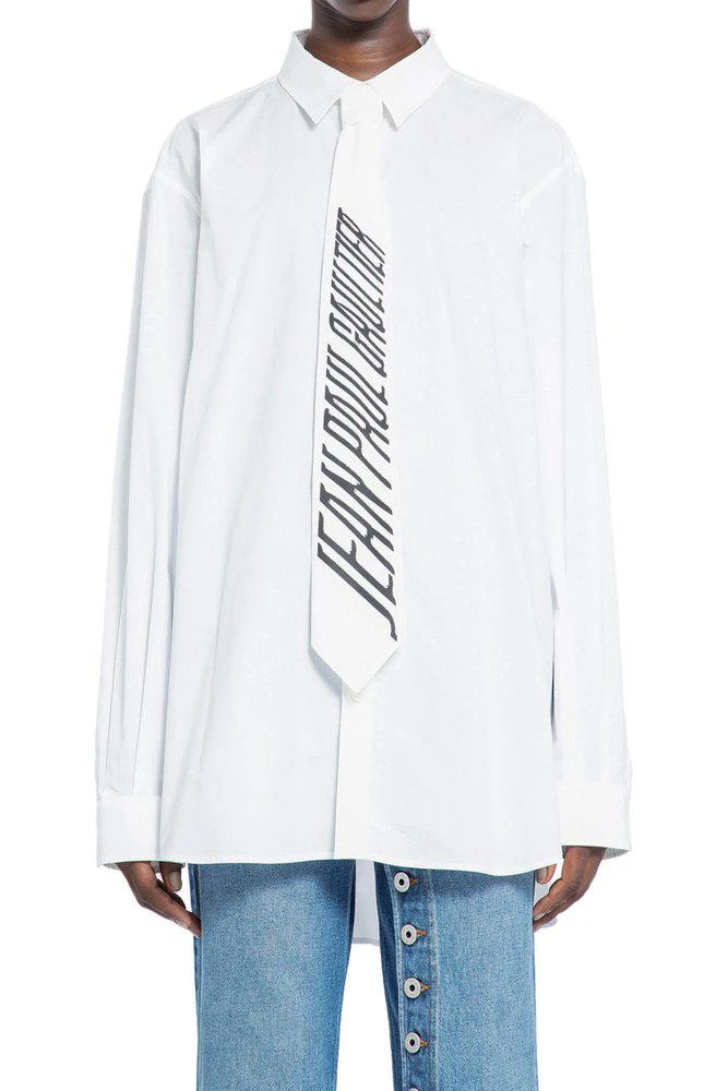 Jean Paul Gaultier Jean Paul Gaultier Tie-Detailed Long Sleeved Shirt 1