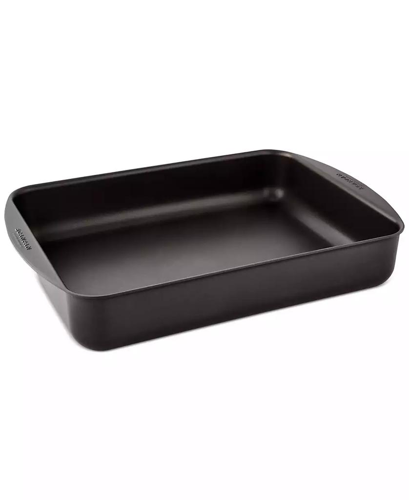 Scanpan Classic 7.5 qt, 17" x 12.5", 44cm x 32cm Nonstick Roasting Pan, Black