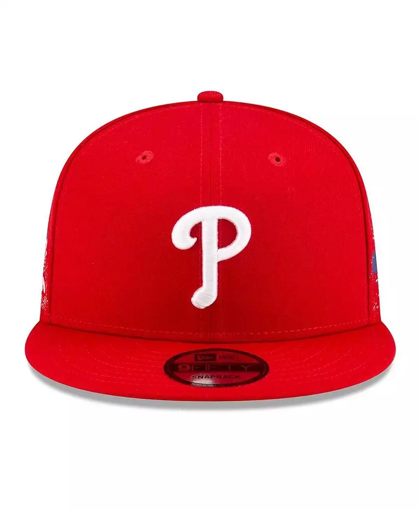 Guy Fieri's Flavortown x MLB Men's Red Philadelphia Phillies 9FIFTY Snapback Hat 4