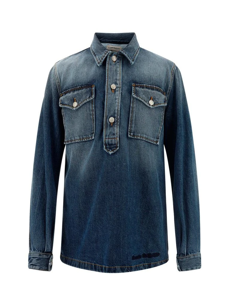Alexander McQueen Alexander McQueen Pull-over Denim Shirt 1