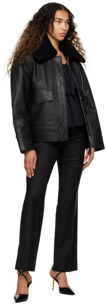 HOUSE OF DAGMAR Black Rose Trousers 4