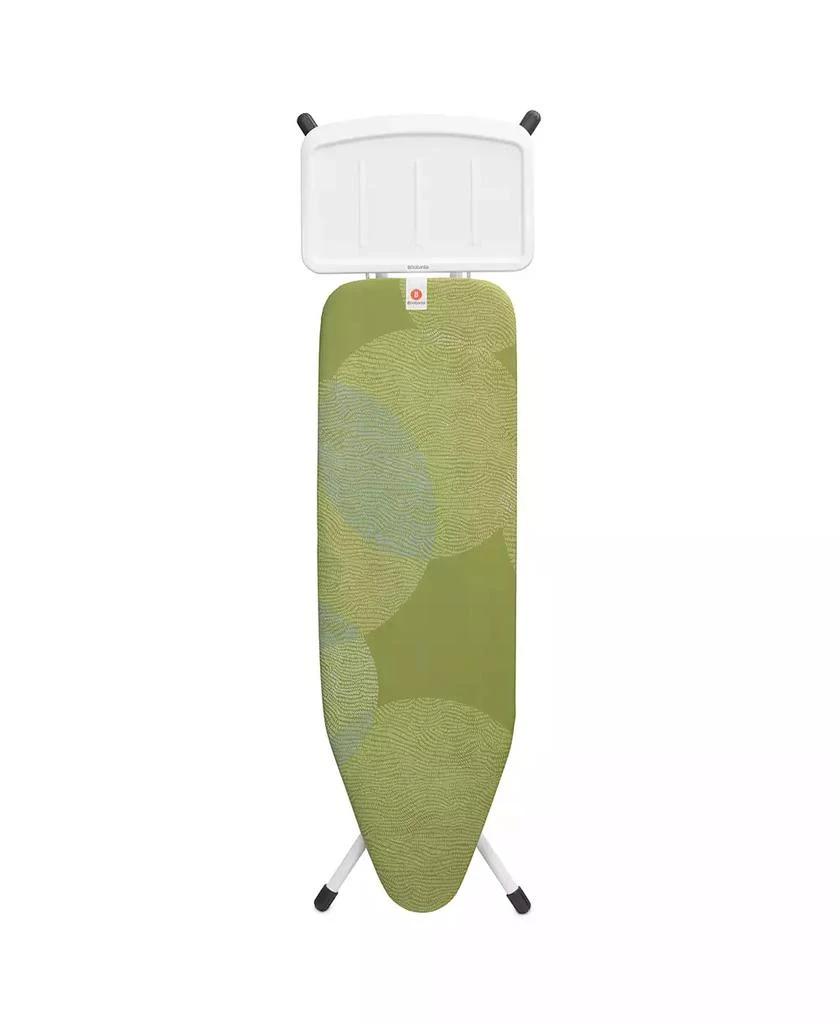 Brabantia Ironing Board B, 49 x 15" 124 x 38 Centimeter - Solid Steam Unit Holder, 1" 25 Millimeter White Frame 1