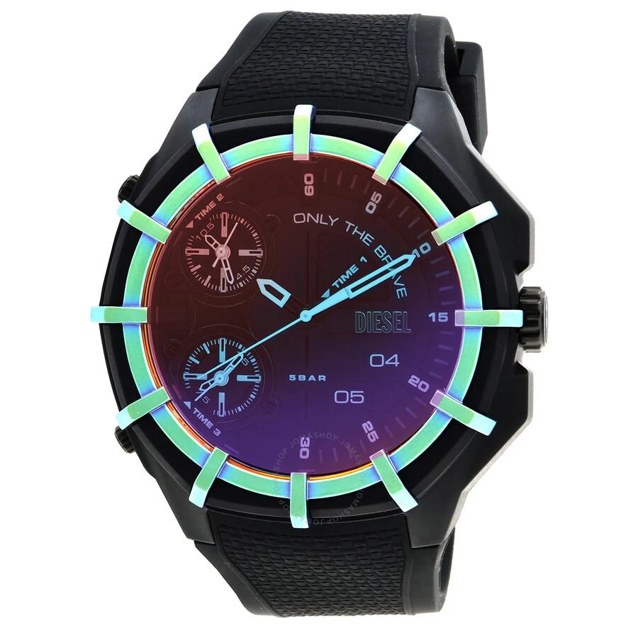 Diesel Framed Quartz Black Dial Men's Watch DZ1986 1