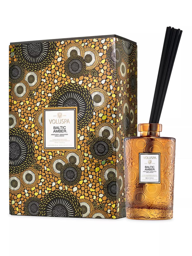 Voluspa Japonica Baltic Amber Diffuser Set