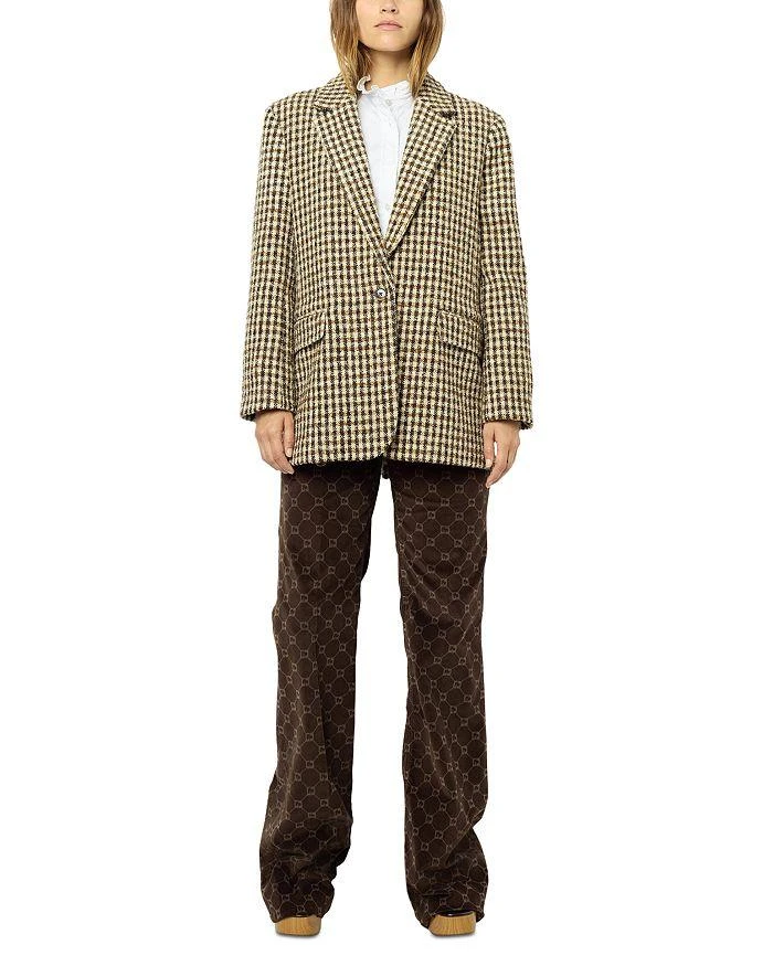 Gerard Darel Manuelle Single Breasted Blazer 4