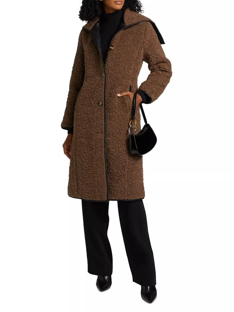 dh New York Trace Faux-Shearling Coat 3