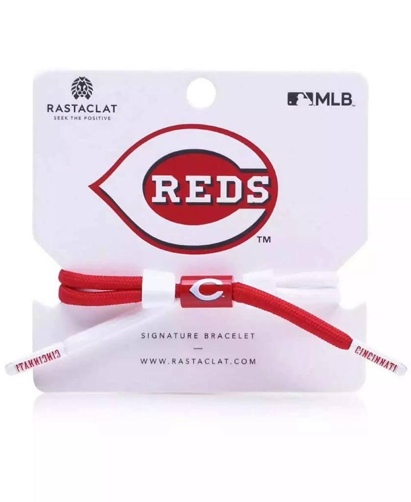 Rastaclat Men's Cincinnati Reds Signature Outfield Bracelet 1