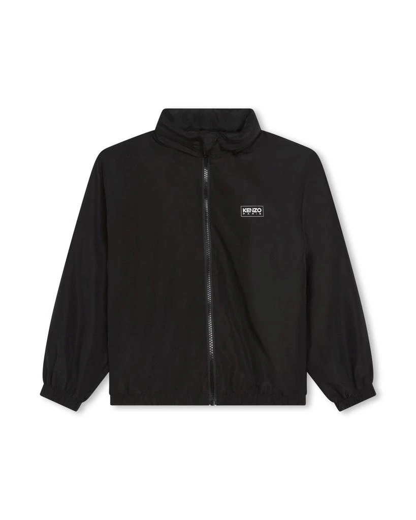 预计3周后发货 Kenzo Cardigan A Capuche Black - Enfant Mixte - Kenzo Kids 3