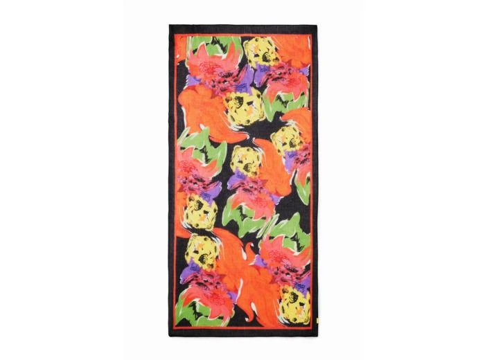 Desigual FOULARD ABSTRACT FLOWER RECTANGLE 1