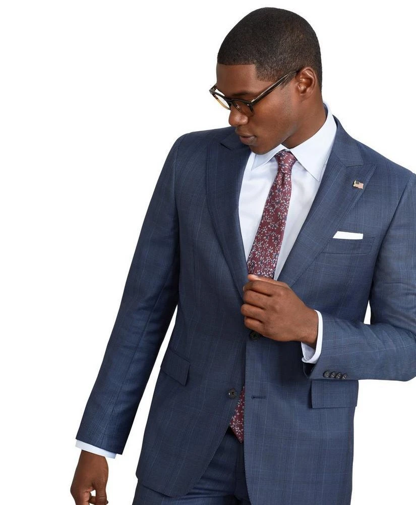 Brooks Brothers Regent Fit Three-Button Plaid 1818 Suit 2