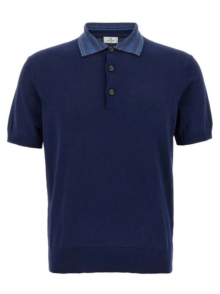 Etro Etro Pegasus-embroidery Polo Shirt 1