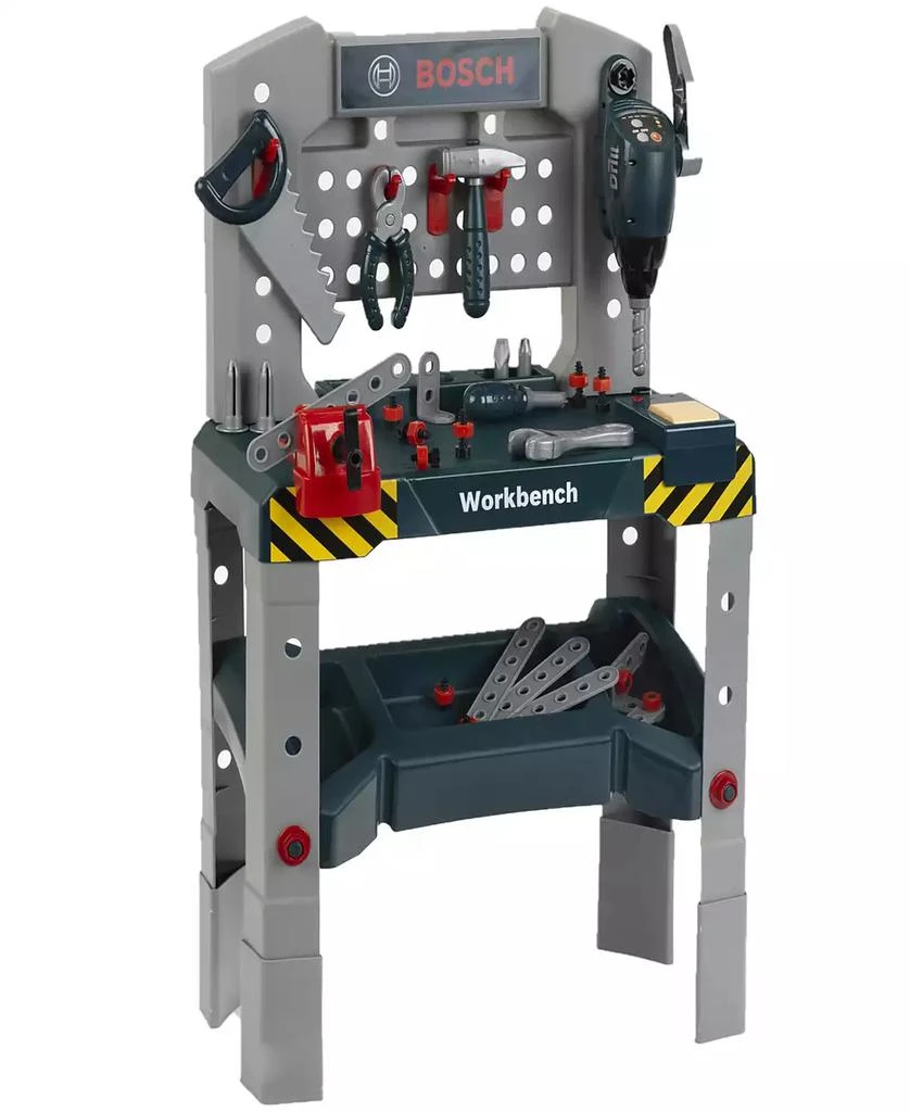 Bosch Adjustable Height Pretend Play Workbench Tool Play Set, 48 Piece 1