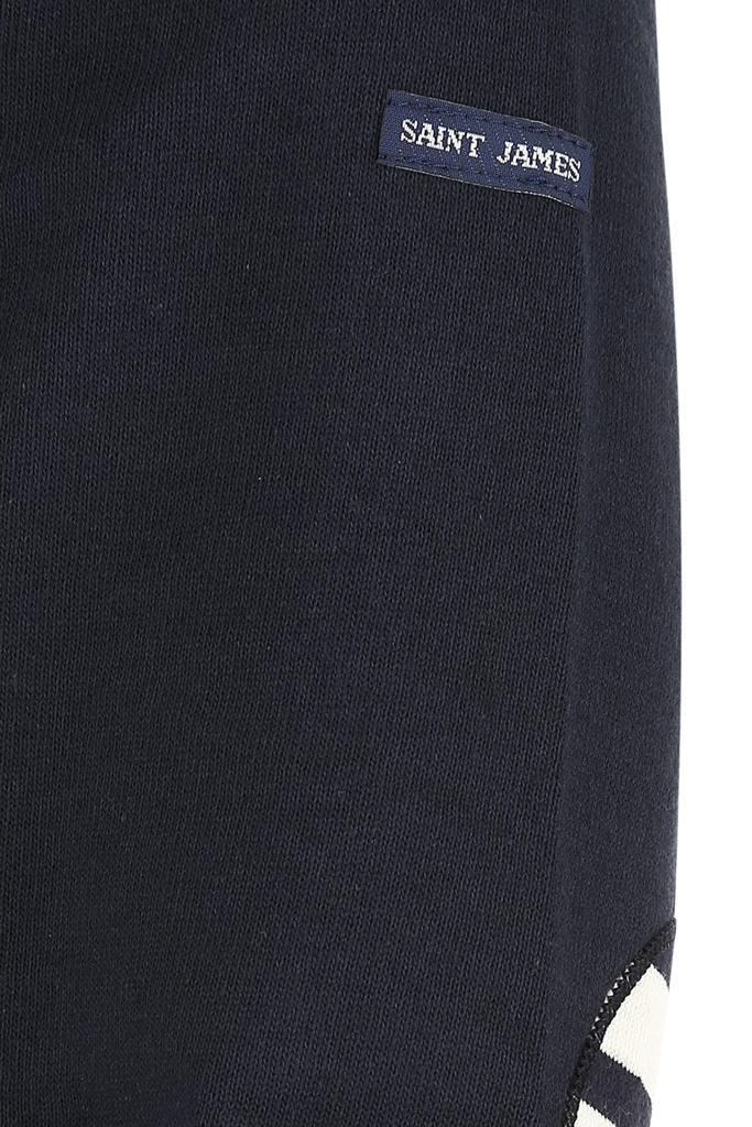 Saint James Navy blue cotton t-shirt