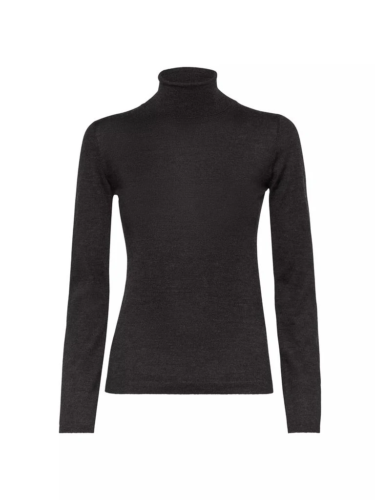 Brunello Cucinelli Cashmere and Silk Lightweight Turtleneck Sweater 1