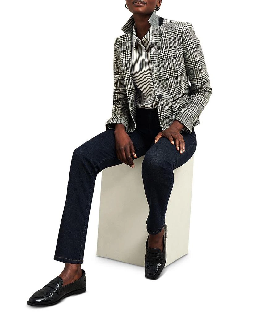 HOBBS LONDON Brea Plaid Blazer 4