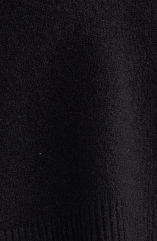 Open Edit Johnny Collar Boxy Crop Sweater 7