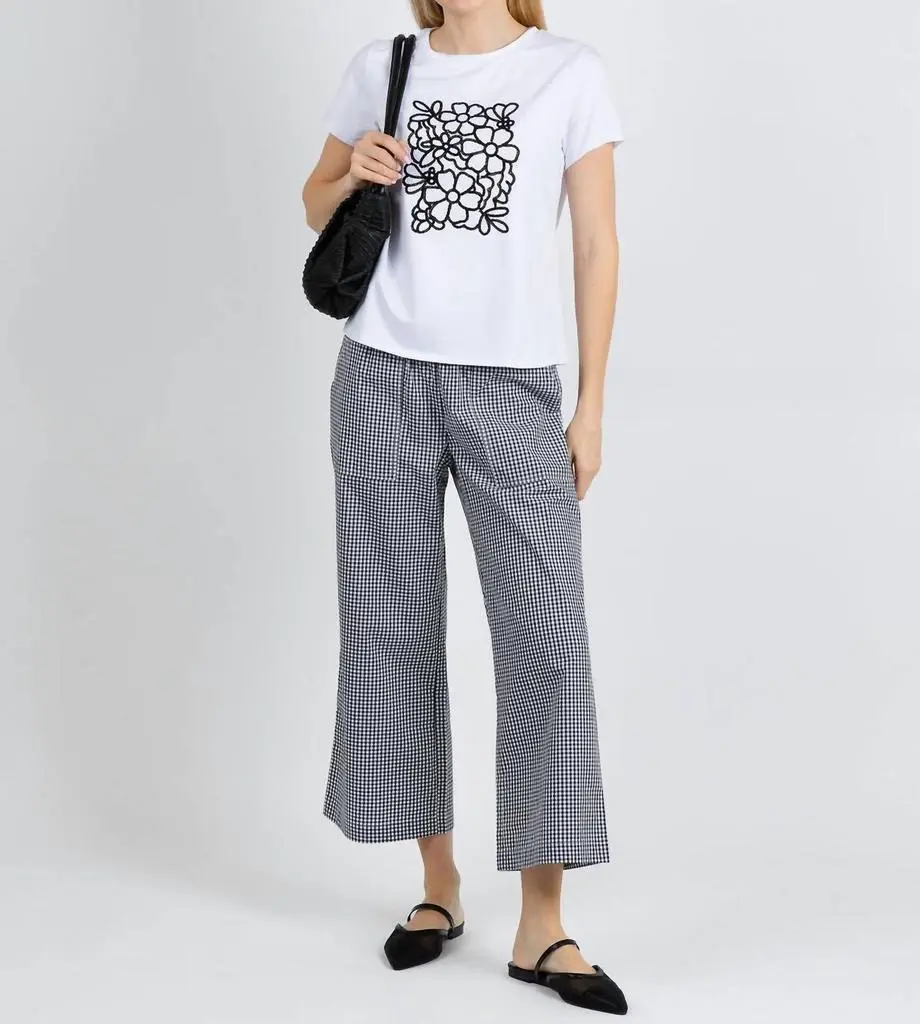 Elliott Lauren Elliott Lauren - Gingham Patch Pocket Pull-on Pants