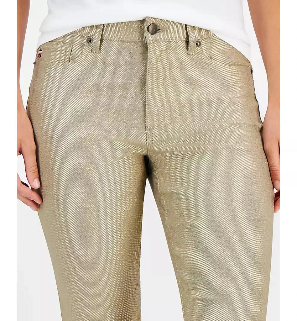 Tommy Hilfiger Women's Tribeca Foil Straight-Leg Jeans 4