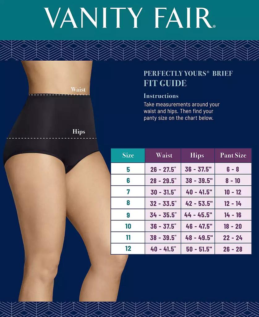 Vanity Fair Women's 3-Pk. Ravissant Tailored Brief Underwear 15711