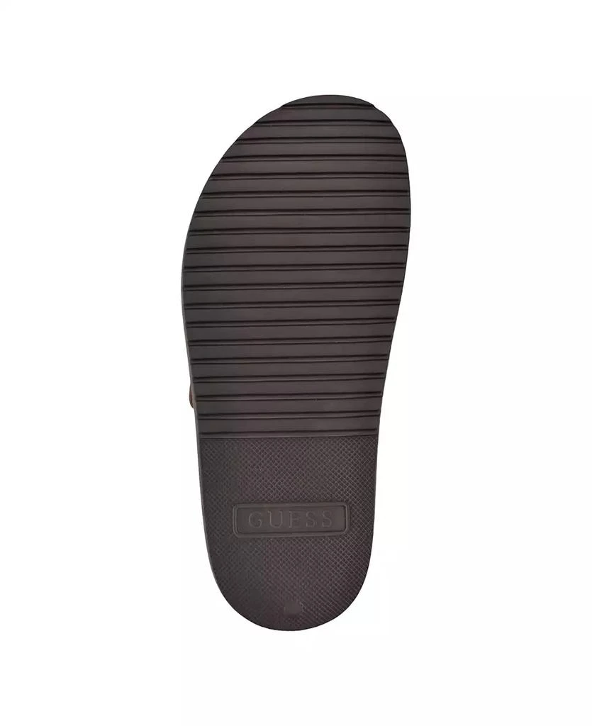 GUESS Men's Verone Double Strap Fashion Slide Sandal 5