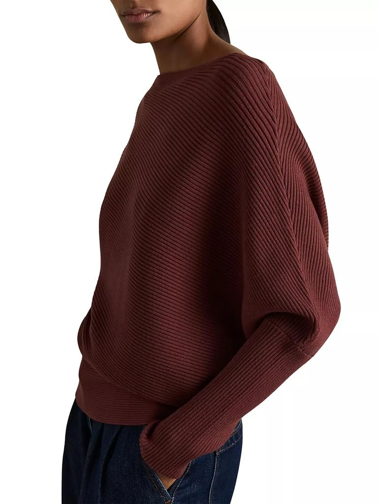 REISS Lorna One-Shoulder Sweater 4