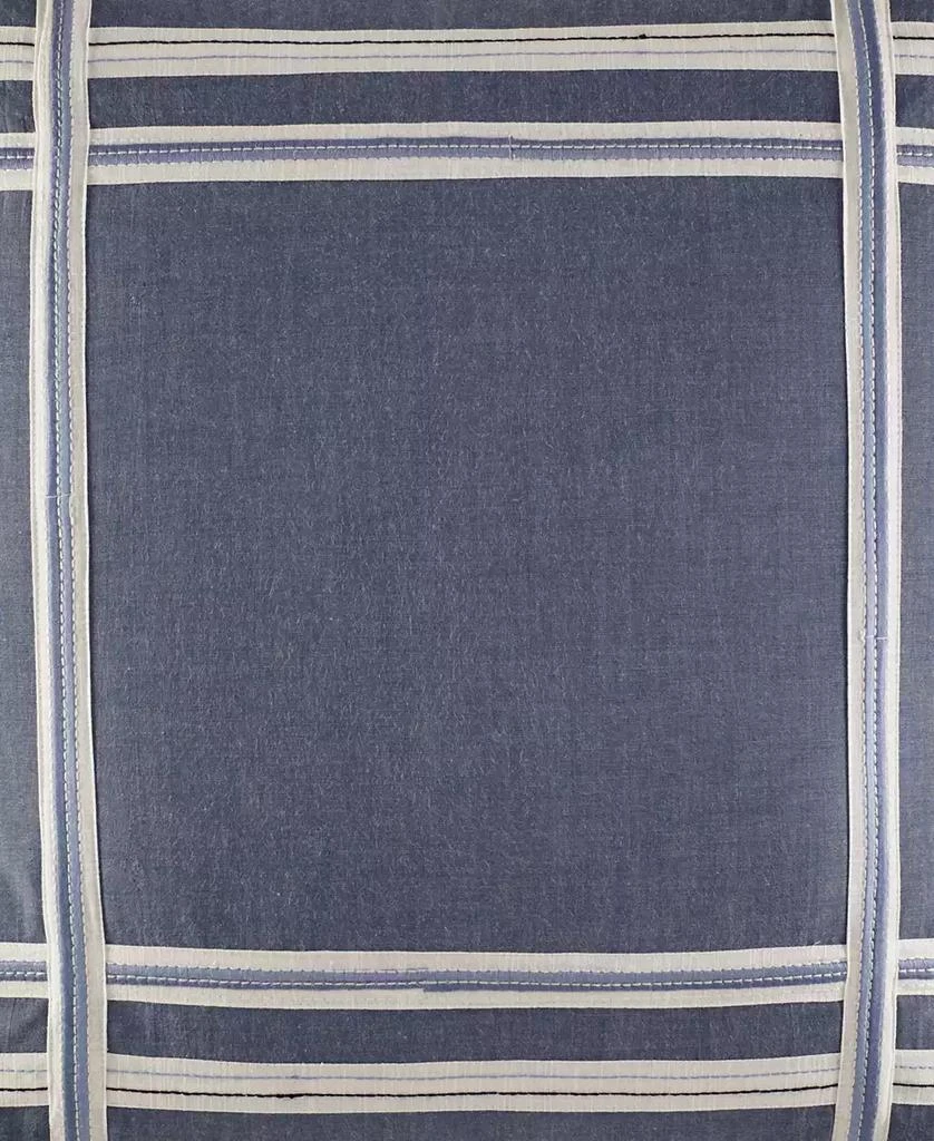 Nautica Fairwater Yarn Dye Cotton Decorative Pillow, 18" X 18" 3