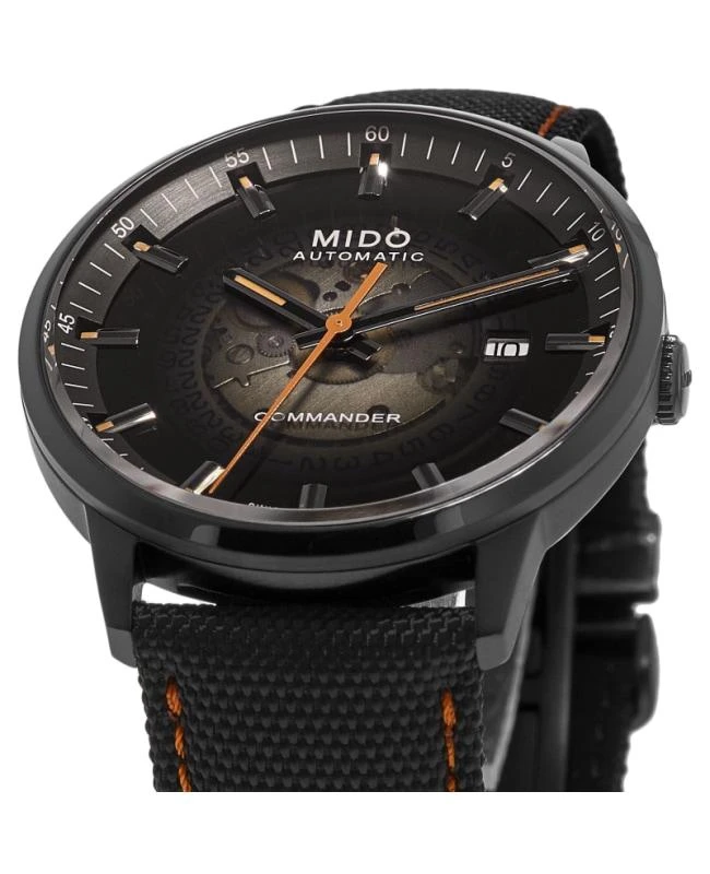 MIDO Mido Commander Gradient Black Dial Fabric Strap Men's Watch M021.407.37.411.00 2