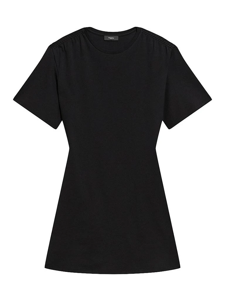 Theory Gathered Shoulder T-Shirt Dress