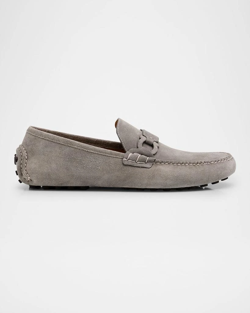 Salvatore Ferragamo Men's Byte Suede Driving Shoes 1