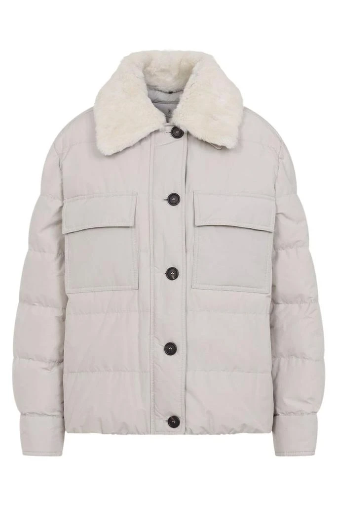 Brunello Cucinelli Brunello Cucinelli Monile Sherling Down Jacket from Cettire