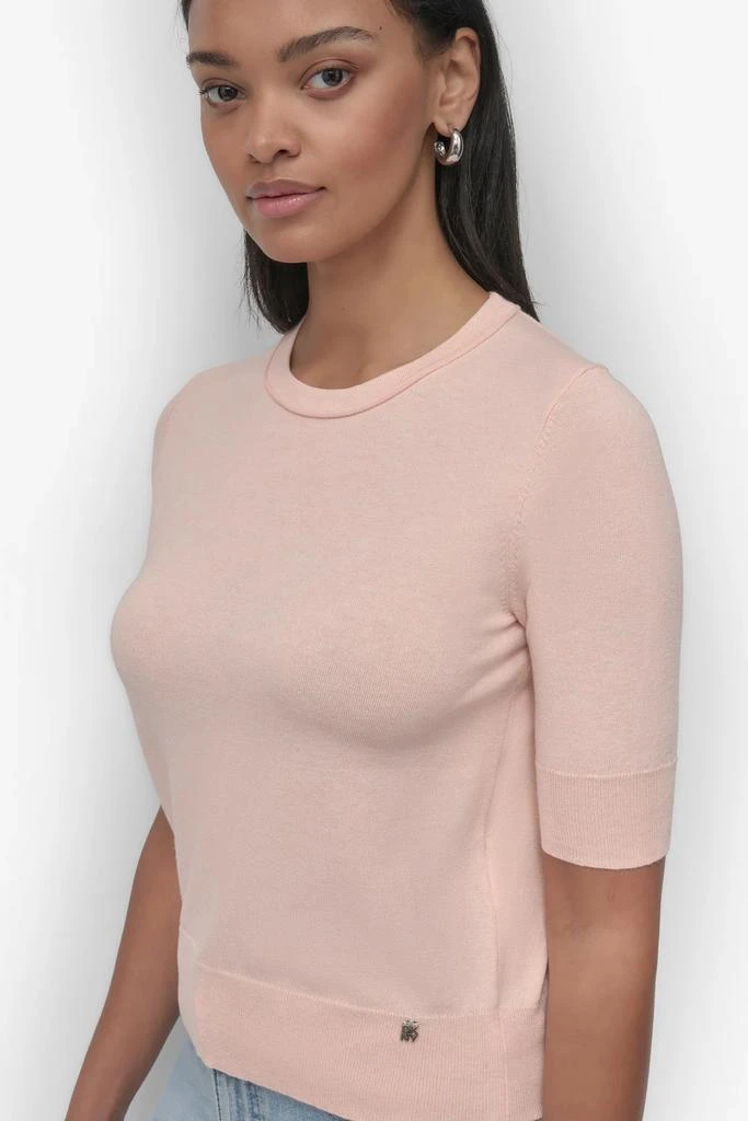 DKNY ELBOW SLEEVE CREW NECK 5
