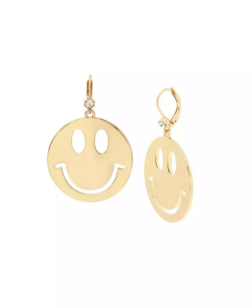 Betsey Johnson Smiley Drop Earrings