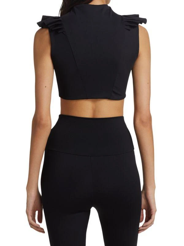 Port De Bras Mila Ruffle CropTop 2