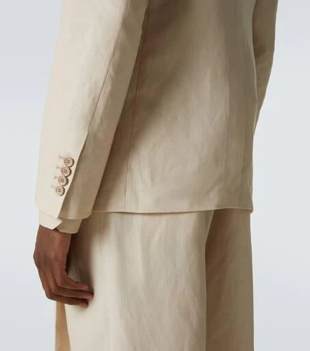 Dolce 
Gabbana Double-breasted linen blazer 6