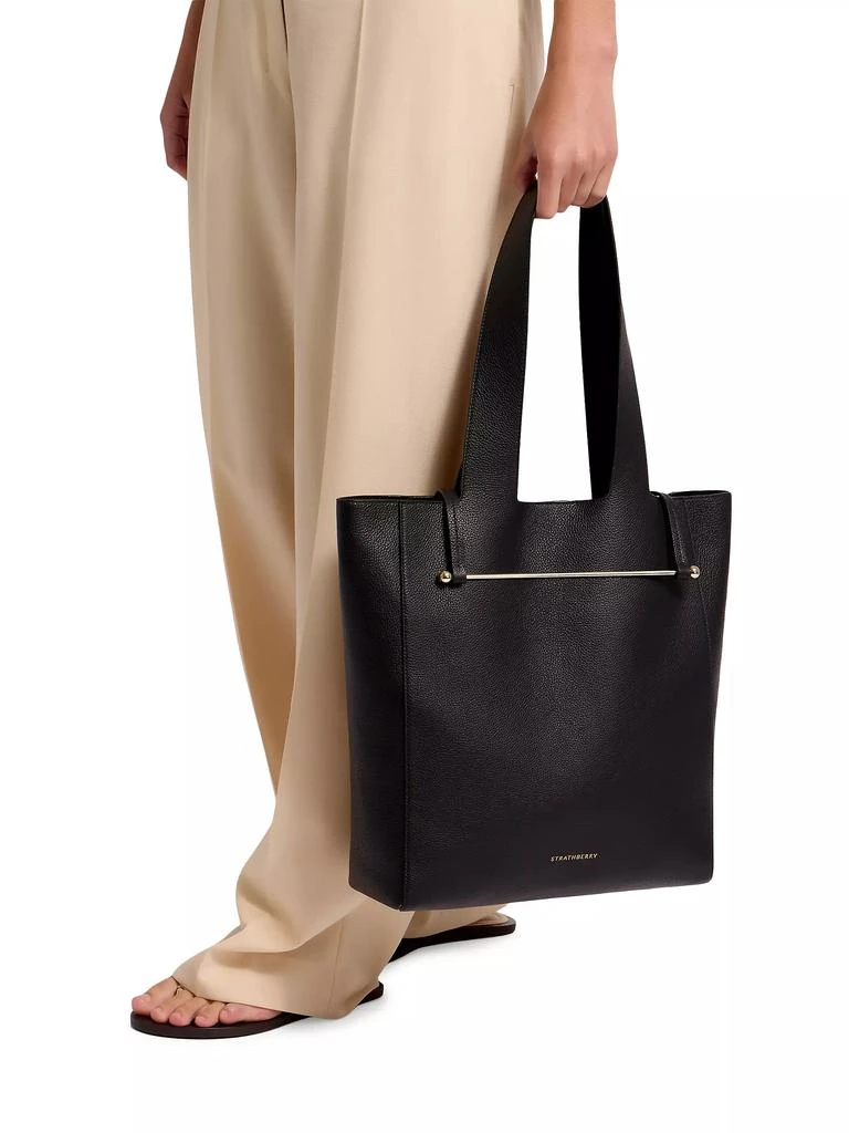 Strathberry Melody Grain Leather Tote Bag 4
