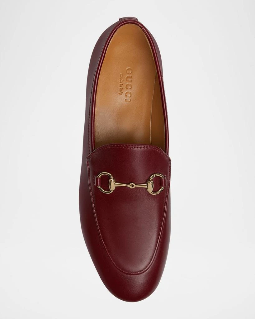 Gucci Jordaan Leather Horsebit Loafers 4