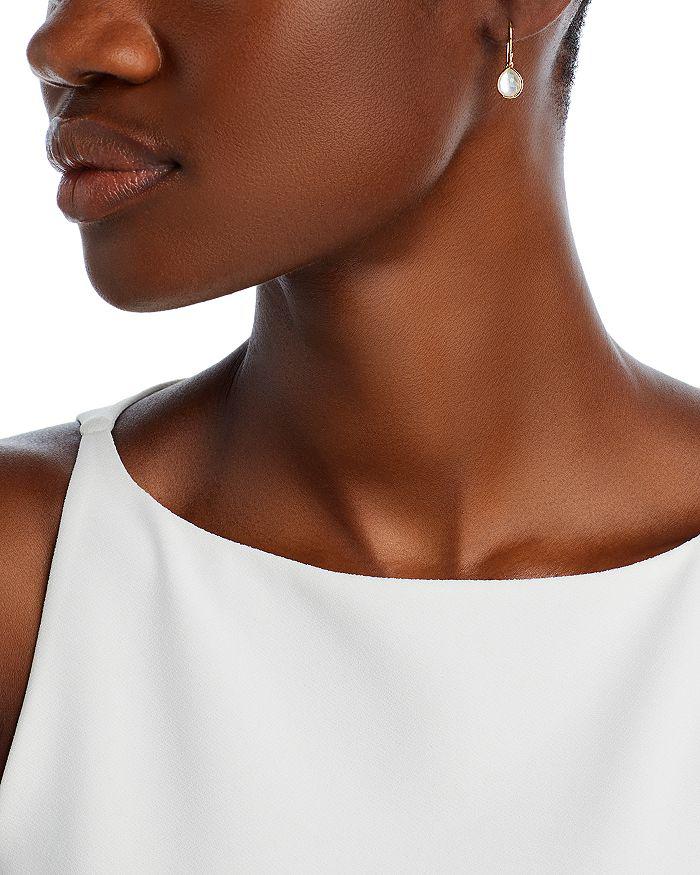 IPPOLITA 18K Yellow Gold Rock Candy® Teardrop Earrings in Rock Crystal and Mother-of-Pearl Doublet