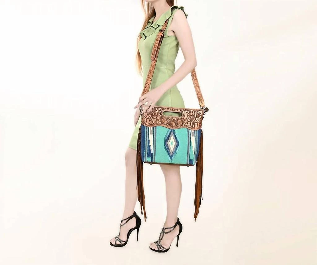 American Darling American Darling - Women
s Clutch Hand Tooled Handbag 6