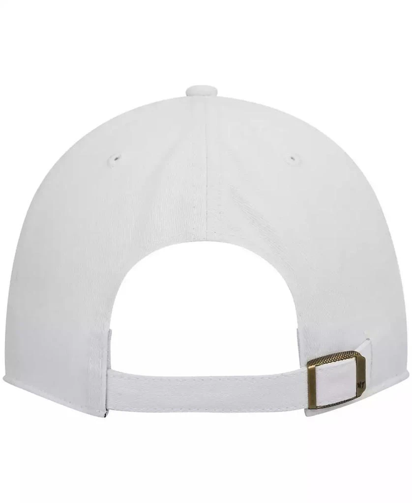 47 Brand Women's White Atlanta Falcons Miata Clean Up Logo Adjustable Hat 3