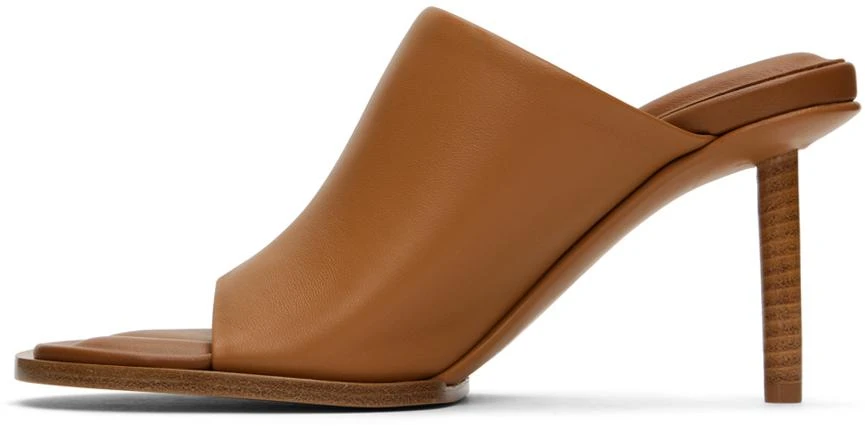 Jacquemus Tan 'Les mules rond carré' Heeled Sandals 3