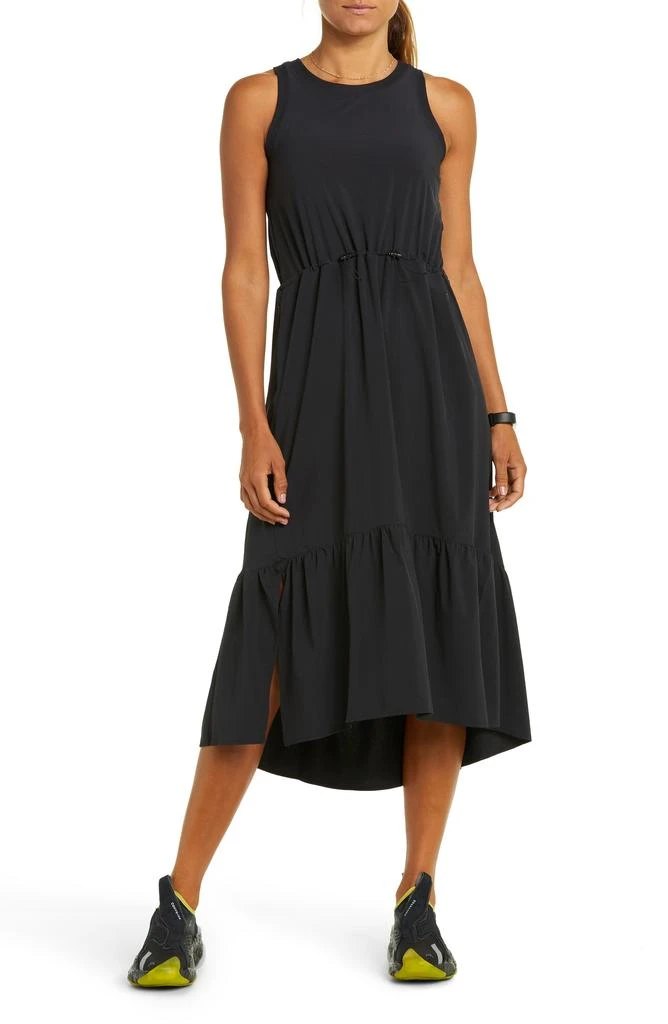 Zella Pursuit Tiered Midi Dress 6