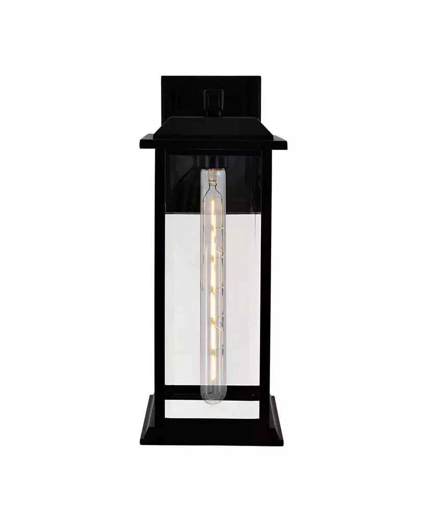 CWI Lighting 16.4" Metal Blackbridge 1 Light Outdoor Wall Lantern 4