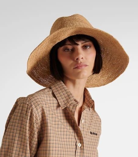 Miu Miu Raffia hat 5