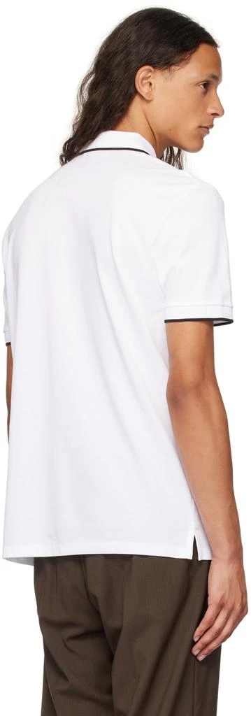 Hugo Boss White Bonded Logo Polo 3