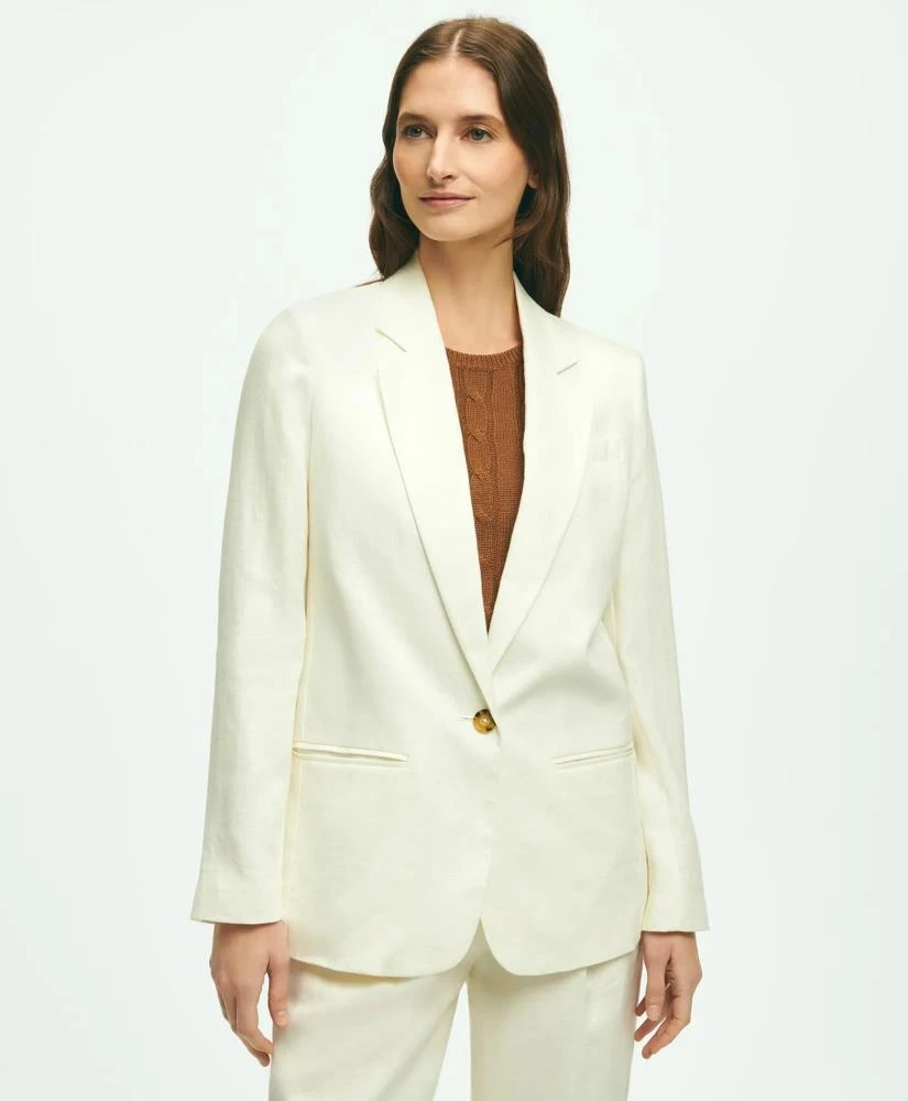 Brooks Brothers Linen One-Button Jacket 1