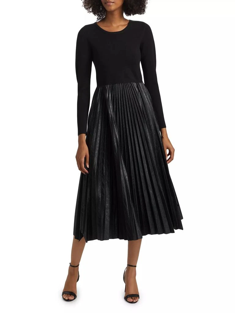 Tahari The Amalia Pleated Dress 2