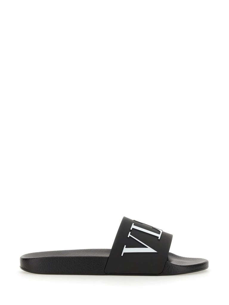 Valentino SLIDE SANDAL WITH LOGO 1