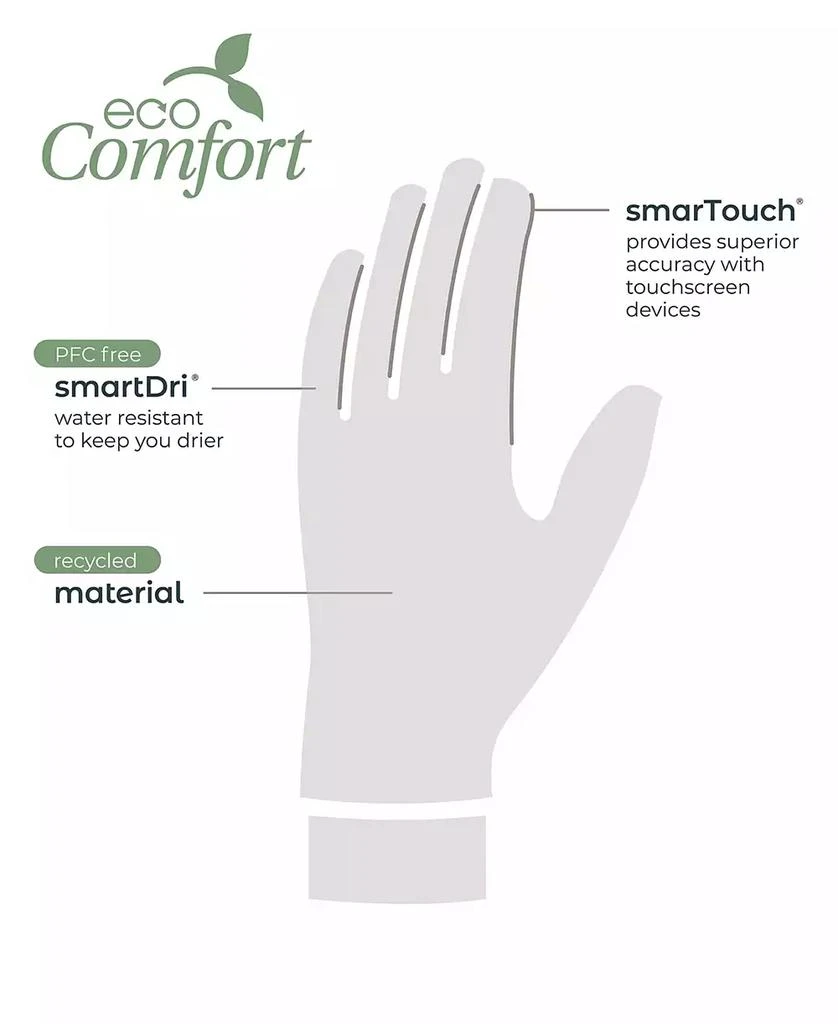 Isotoner Signature Men's Active Gloves 2