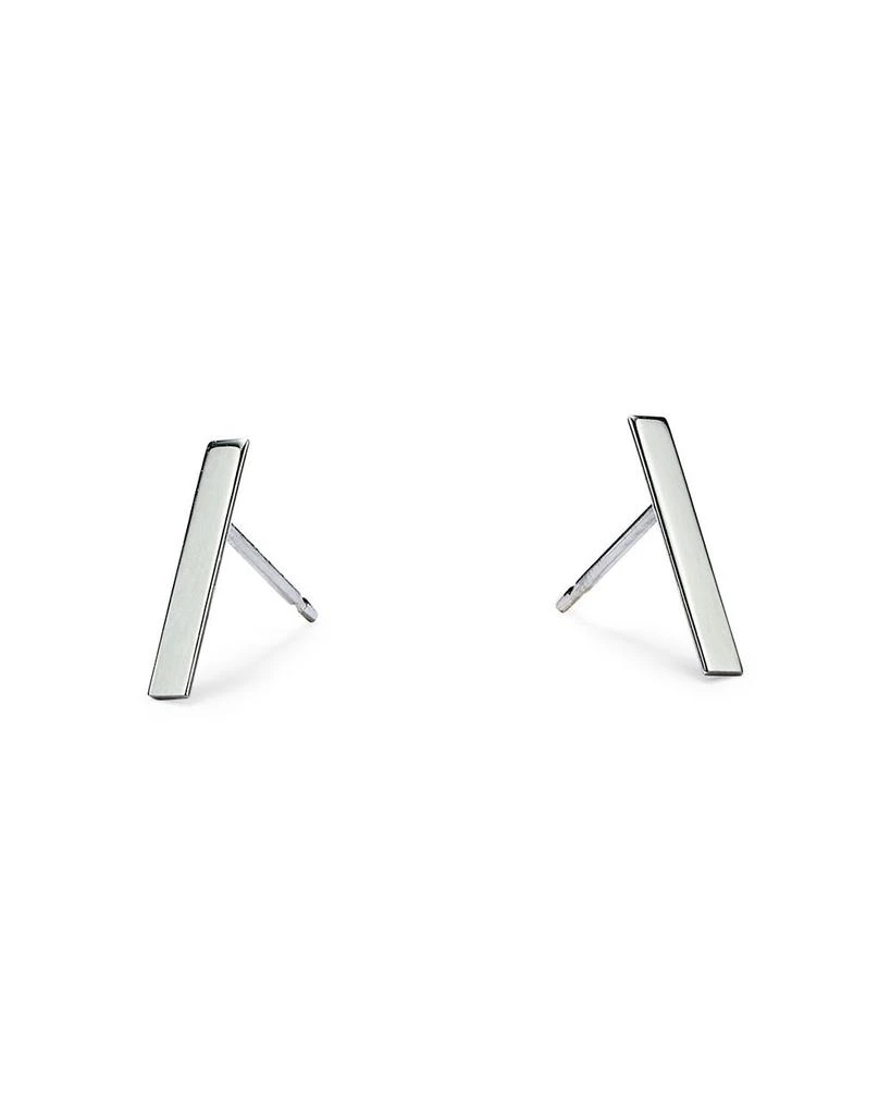 Bloomingdale
s Bar Stud Earrings in 14K White Gold 4