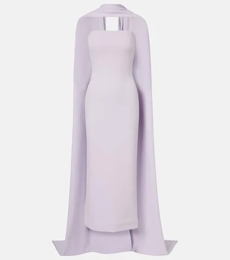 chinese dress ladies The Krista Maxi Dress in Mulberry – Solace London